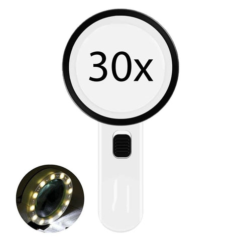 Double Glass Lens Magnifiers for Macular Degeneration, Seniors Reading, Soldering, Inspection, Coins, Jewelry, Exploring (20.5*10.6*2.8cm)
