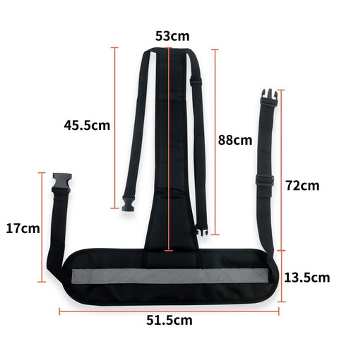 Wheelchair Safety Belt,T-Shape Chair Waist Lap Strap Prevent Tilting or Falling,Patients Safety Harness Fixed Elderly Belt with Easy Release Buckles for Patient,Elderly & Disabled (Black)