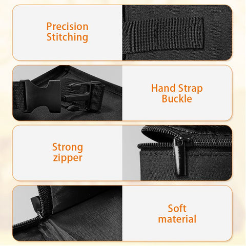 Portable Blender Storage Bag Sleeve Fully wrapped Storage Bag, for Beach Portable Small Mixer Black Splash-Proof Carrying Case with Hand Strap and Protective(Box Only)