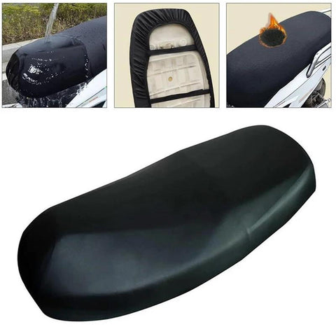 Summer Quick-Drying Motorcycle Cool Seat Cover, Universal Breathable Motorbike Seat Cushion Pad for Sun Protection, （Two sided elasticity）