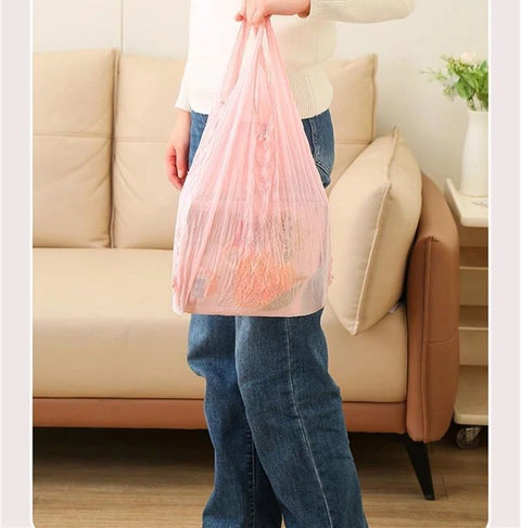 Food Huggers Reusable Grocery Bags Tote Bag | Tiny Pocket-Friendly Mini Tote Bag | Expands for Huge Capacity 6pcs 6colors