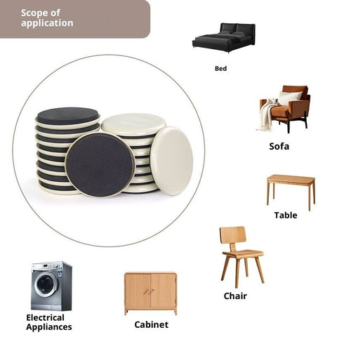 Furniture Sliders for Carpet - 20 PCS Heavy Duty Moving Pads Sliders for Furniture on Carpet, Reusable Furniture Moving Sliders for Easy Glide