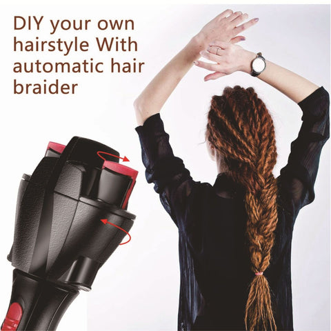 Electric Hair Braider Automatic Quick Twist Twister Hair Braiding Tool Smart DIY Hair Tools Hair Braider Machine Braid Maker for Hair Styling