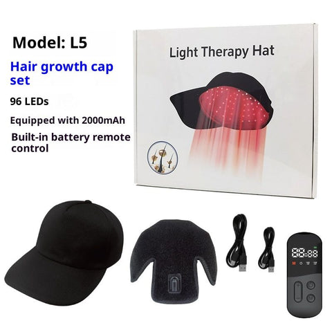 Laser Cap,Red Light Therapy for Hair Growth,Hair Loss Treatments Hat for Men & Women, with Built-in Battery & Controller