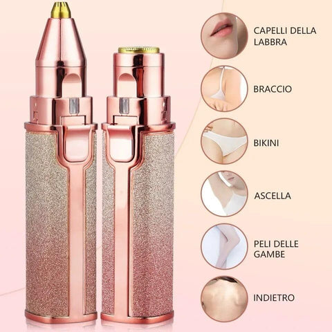 Eyebrow Trimmer Makeup Painless Eye Brow Epilator 2 in 1 Built-in Light Eyebrow Trimmer & Facial Hair Removal Main Features: * [Painless Female Hair Removal for FACE] Facial Hair Remover（13.5*3*2.5cm)