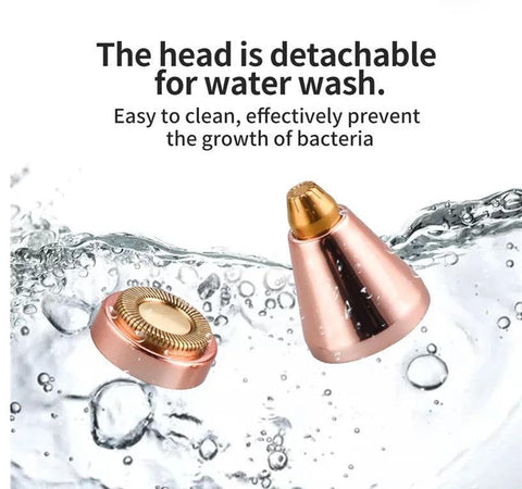 Eyebrow Trimmer Makeup Painless Eye Brow Epilator 2 in 1 Built-in Light Eyebrow Trimmer & Facial Hair Removal Main Features: * [Painless Female Hair Removal for FACE] Facial Hair Remover（13.5*3*2.5cm)