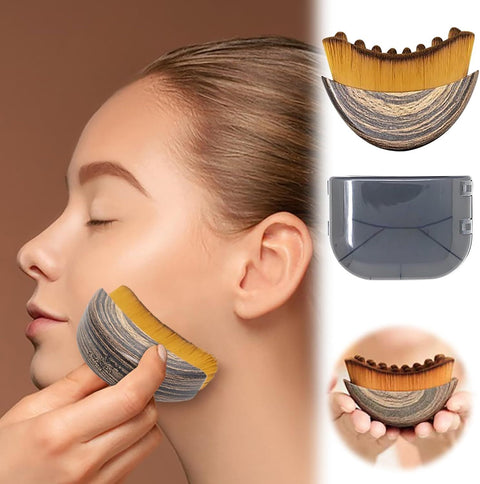 New Lymphatic Contour Face Brush, Lymphatic Drainage Massager for Face,Ergonomically Designed to Fit The Skin Precisely and Relieve Fatigue. (2PCS)