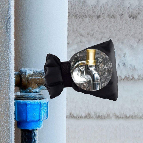 Outdoor Faucet Cover,Outside Freeze Proof Covers for Winter,4Pcs  Spigot Cover,Freeze Miser,Outlet Insulation,Garden Hose Bib Cover Socks,Antifreeze Protection Water Faucet Cap