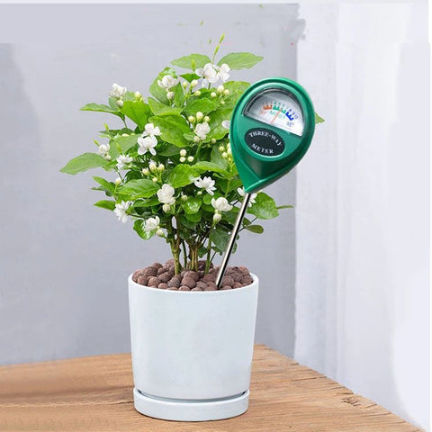 Long Probe Deep Use Soil Moisture Meter, Water Monitor Indicator Sensor, Hygrometer for Outdoor Indoor Large Pot Plants, Flower, Gardening, Farming，dark green 26cm long
