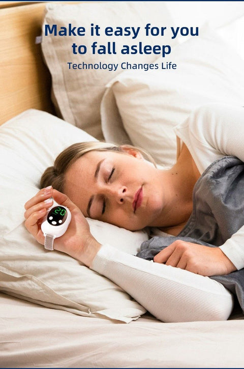Handheld Sleep Aid Device, Anxiety Device, Relief Anxiety Help Sleep, Promotes Rest, USB Rechargeable white