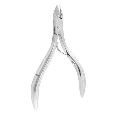 Cuticle Nippe Professional Cuticle Nippers,Stainless steel, electroplated, Remover Macicure Tool for Fingernails and Toenails, silver