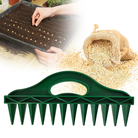 Seed-in Soil Digger and Soil Spacer for Planting Seeds  for Vegetables, Flowers & Herbs. Durable & Ergonomic