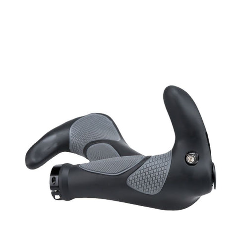 Bike Handlebar Grips, Soft Gel Inserts Shock Resistance Ergonomics Comfort Design,for MTB Bicycle Mountain Bike Grip（Carrying a horn handle）