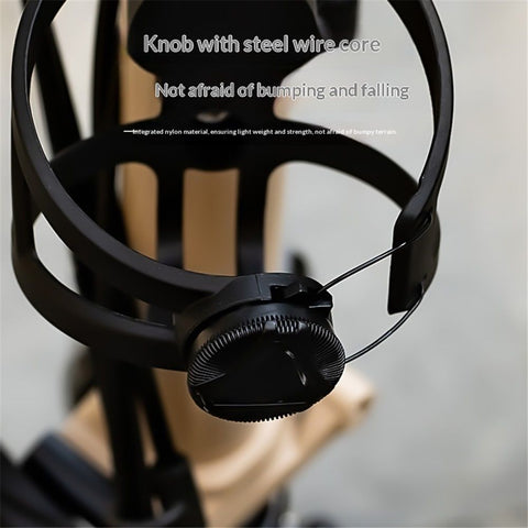 Any Bottle Cage, Bike Water Bottle Holder - Fits Any Bottle, Container, Speaker, Bicycle Bottle Holder for Frame or Handlebar（Does not include tracker）