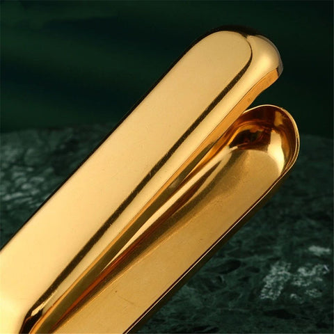 Stainless Steel Manual Squeezer Handheld Juicer Citrus Fruit Squeezer Manual Citrus Juicer Hand Press for Juicing Oranges, Pomegranate, Lemon (Gold)
