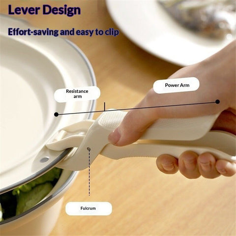 Pack of 2 Plate Gripper Compatible With Pizza Pan,Non-Slip Pan Gripper,Hot Plate Bowl Retriever with Food Out from Pots,For Egg Custard For Jidangeng,For Microwave Toaster Oven Steamer