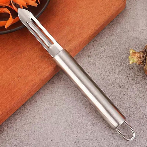 Vegetable Peeler, Stainless Steel Swiveling Blade, Silver Handle, Potato Peeler for Potato, Apple, Cucumber