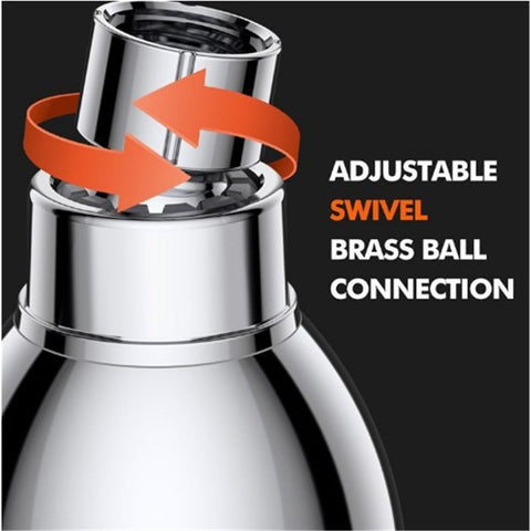 High Pressure Shower Heads, 2 PCS Showerheads 3 Inches with 360 Rotation and Nozzles for Strong Spray Relaxing and Comfortable Shower