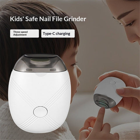 Automatic Electric Nail Clipper,  Automatic Fingernail Grinder, Automatic Nail Trimmer with Light and Nail Scraps Storage, Electric Toenail Clippers for Seniors Adults（striped style）
