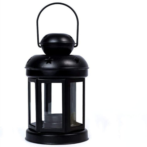 Black Pink and Red Candle Holder Set of 3