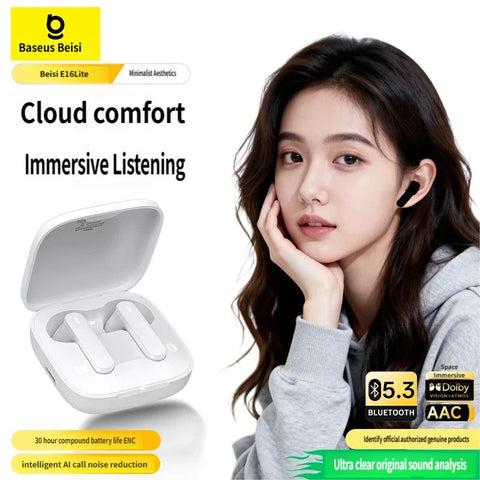 E16 Bluetooth headset-Blue