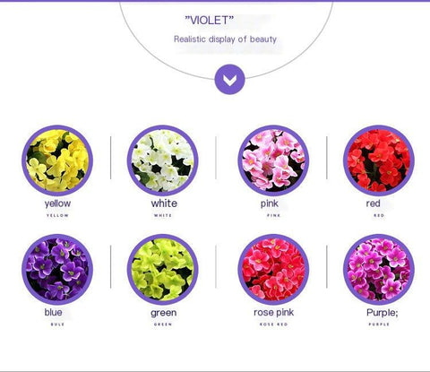 ArtificialFive-PetaledBlue-PurpleFlowers