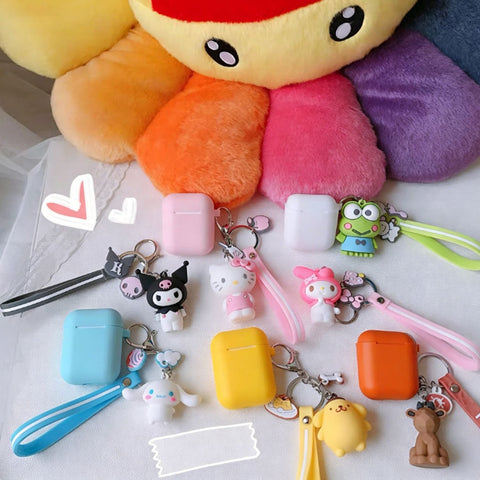 Light blue set + geometric cat Apple AirPods 3