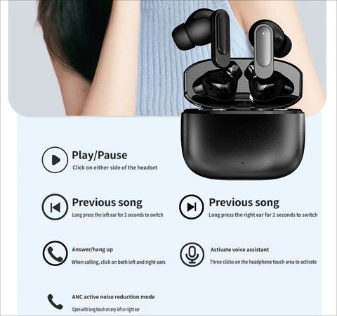 QL-60max Bluetooth headset-Black