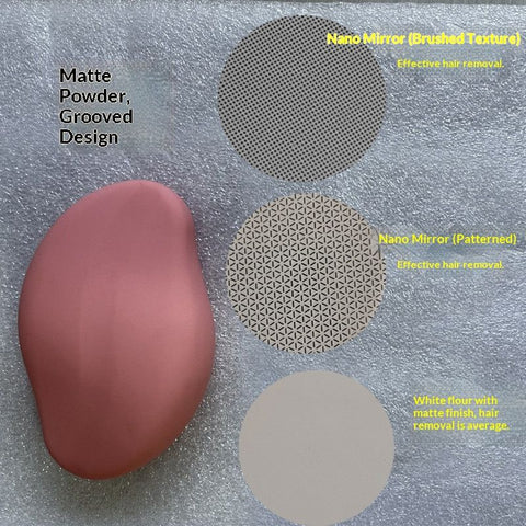 SilverGrooved-NanoGlasswithBrushedFinish(BlackSurface)