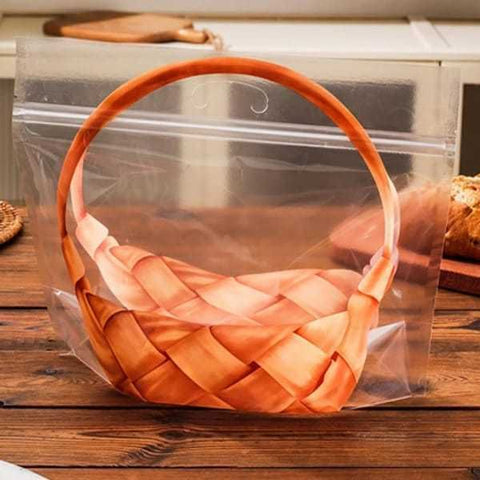 100 Pack [Clear Bread Bags] Holds 250g