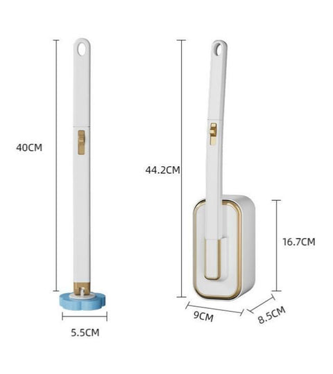 Toilet Brush Set White 01