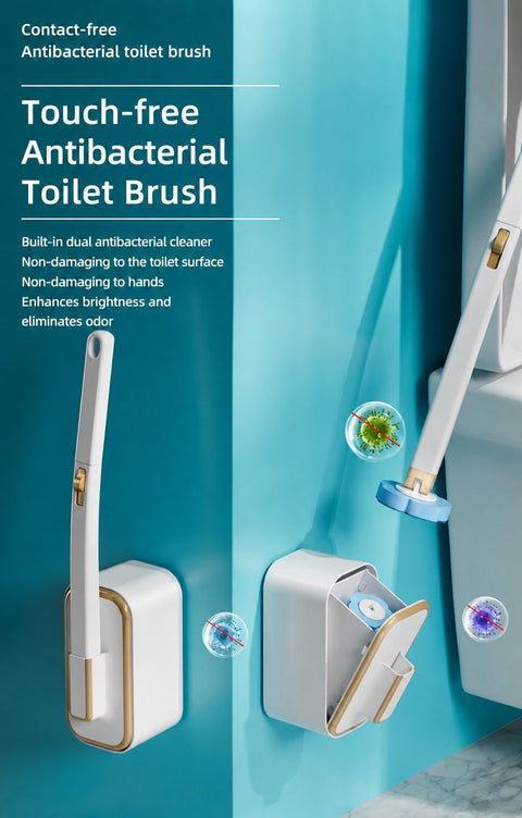 Toilet Brush Set Grey 02