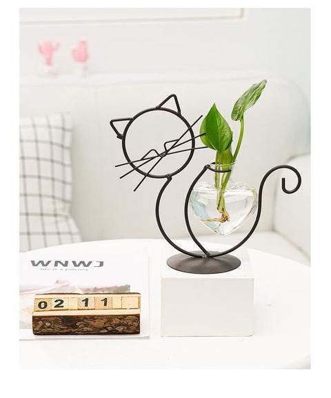 2 Pack Cat Iron Flower Ware 005