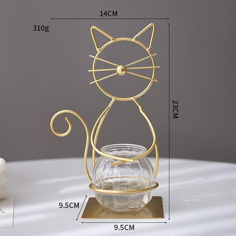 2 Pack Cat Iron Flower Ware 007