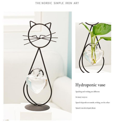 2 Pack Cat Iron Flower Ware 008