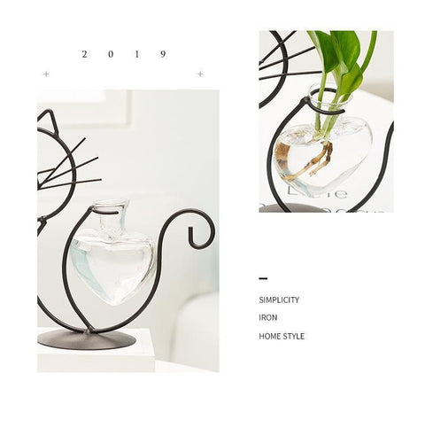 2 Pack Cat Iron Flower Ware 010