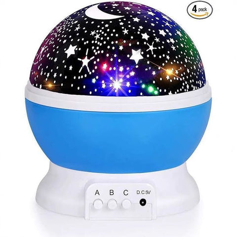 Starry Projection Lamp Black
