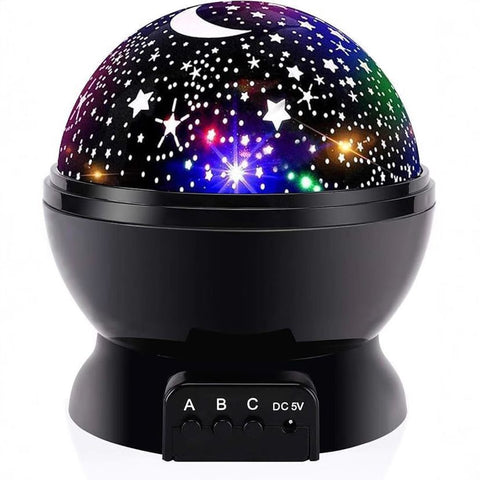Starry Projection Lamp Black And White