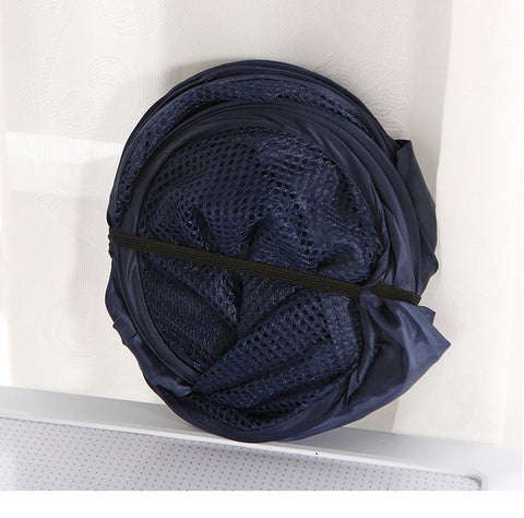 Foldable Laundry Hamper White 02