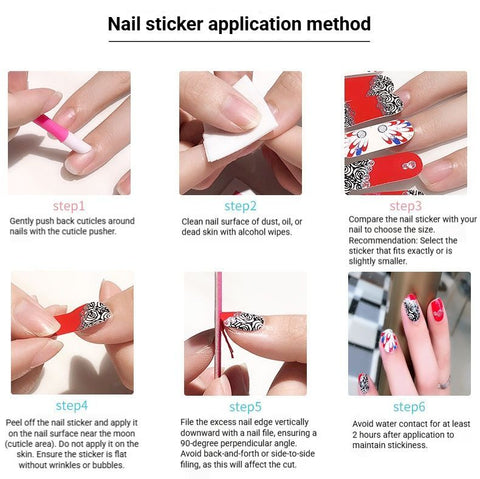 NailPolishFilmNailStickersZE-0587