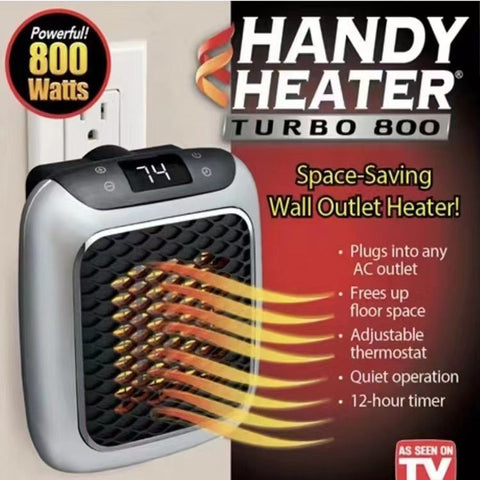 3-Second Heat Wall-Mounted Heater! Safe, Silent, Winter's "Little Sun"(BLUE)