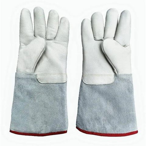 Thermal Leather Freezer Work Gloves – Thinsulate Lined, Kevlar Reinforced Cold Store & Outdoor Winter Safety Gloves(40CM/15.75IN)