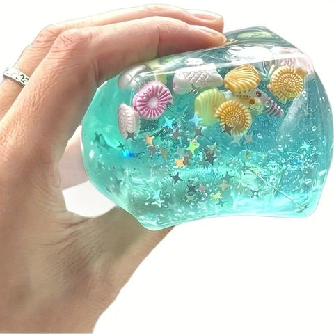 Slow Rise Squishy Toy Starfish Ocean Island Maltose Style Soft Slow Rebound Stress Relief Fidget Sensory Toy 3cm Cute Kawaii Desk Decor
