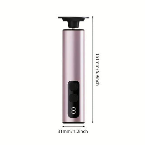 rose gold  Electric Foot File: 3-Speed Adjustable Nano-Level Filing, Type-C Fast Charge, Long Battery Life, Washable & Replaceable Heads, At-Home & Travel Foot Renewal Care