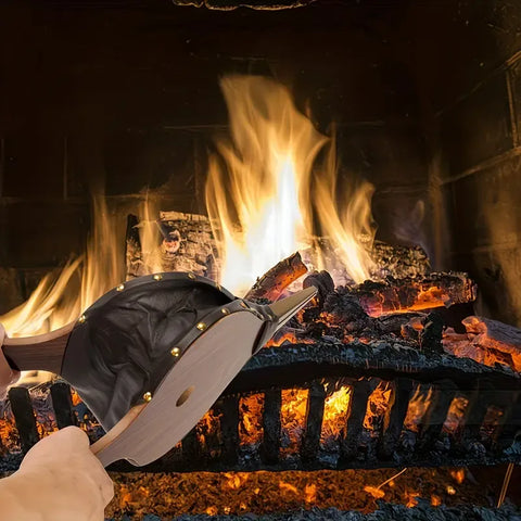 A Winter Must-Have? Vintage Wooden Bellows Become TikTok's New Favorite, Going Viral for Both Fireplace and Camping Use