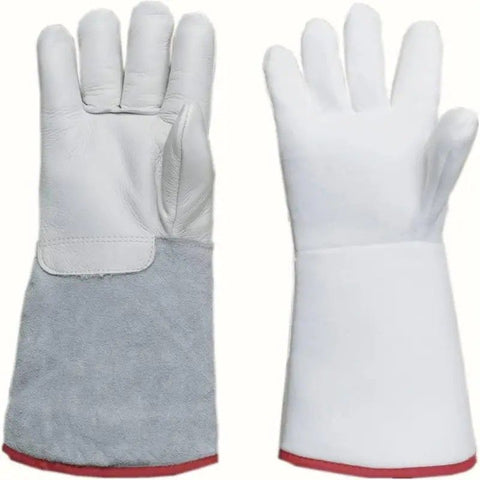 Thermal Leather Freezer Work Gloves – Thinsulate Lined, Kevlar Reinforced Cold Store & Outdoor Winter Safety Gloves(31cm/12.2in)