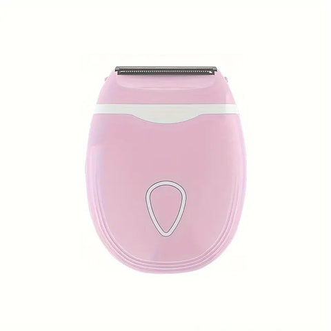 GREEN  Women's Electric Hair Remover, Portable Shaver, suitable for bikini line, legs, and underarms, with detachable blade head.