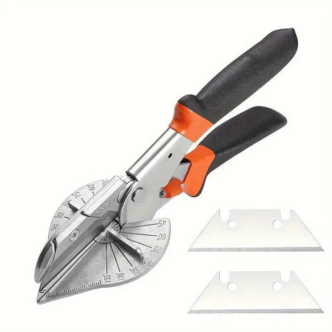Multi-Angle Cutting Shear, Woodworking Precision Tool, 135-Degree Adjustable, Imported Steel, DIY & Trim Finishing Tool