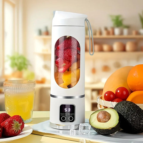(Purple)Portable USB Charging Blender & Juicer - Easy to Clean, Suitable for Fruit and Vegetable Drinks, Smoothies - Capacity Ranging from 10.14 oz to 16.91 oz