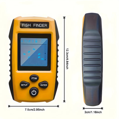 【Hot Sale】Handheld Fish Finder - Sonar Water Depth Detector Portable Fishing Gear